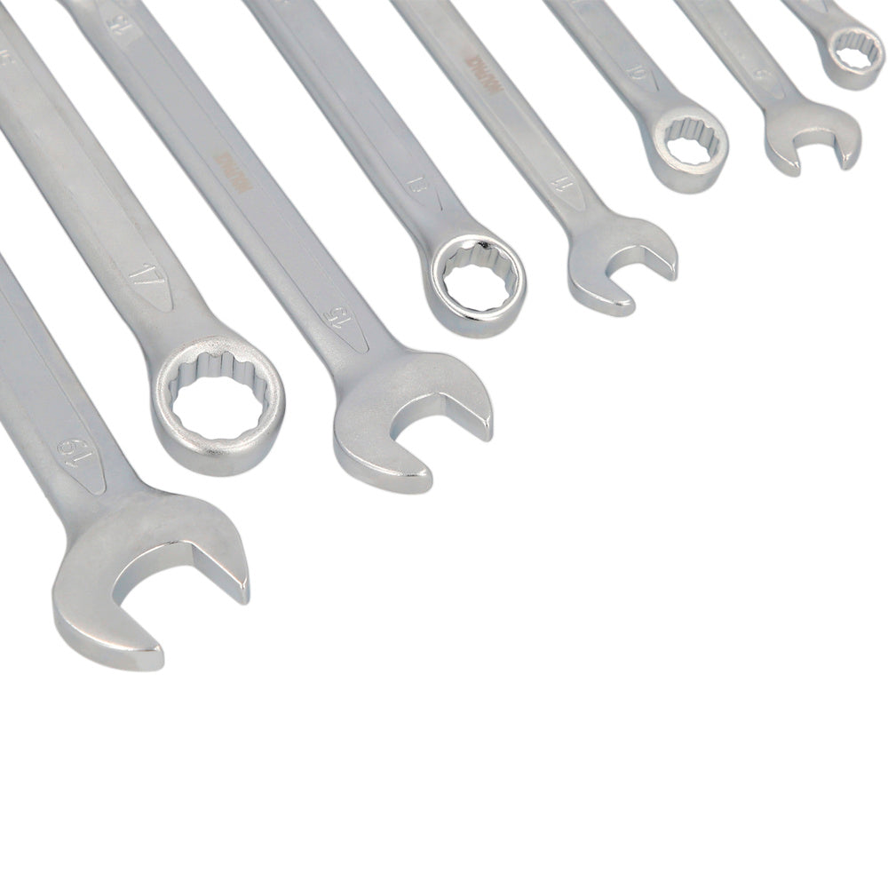 Juego de Llaves Combinadas Wolfpack 8 Piezas | Kit Compacto para Taller y Bricolaje