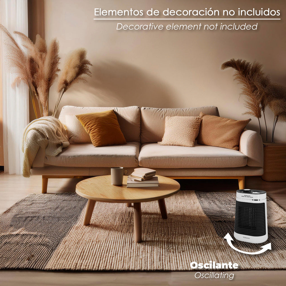 Termoventilador Cerámico Oscilante 1000 - 1500 W