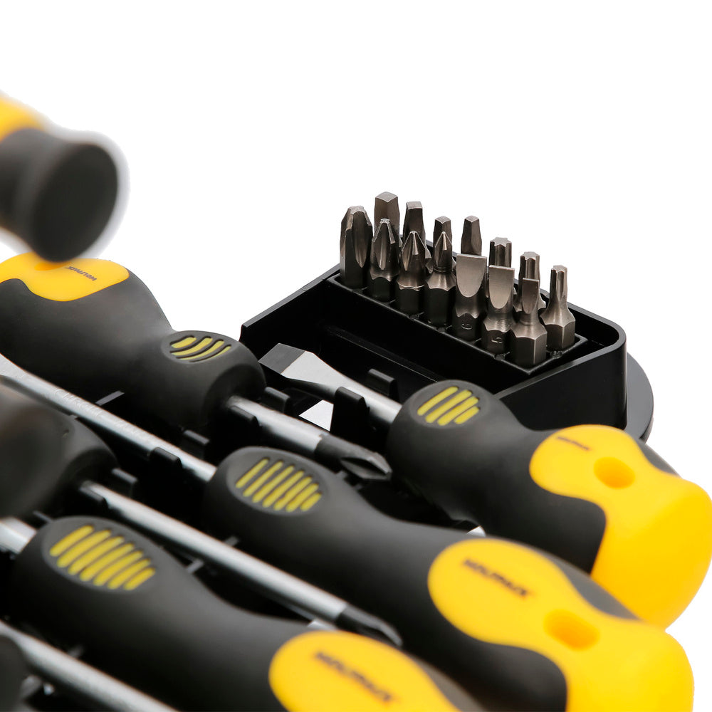 Juego de Destornilladores y Puntas 30 Piezas con Soporte | Precisión y Versatilidad