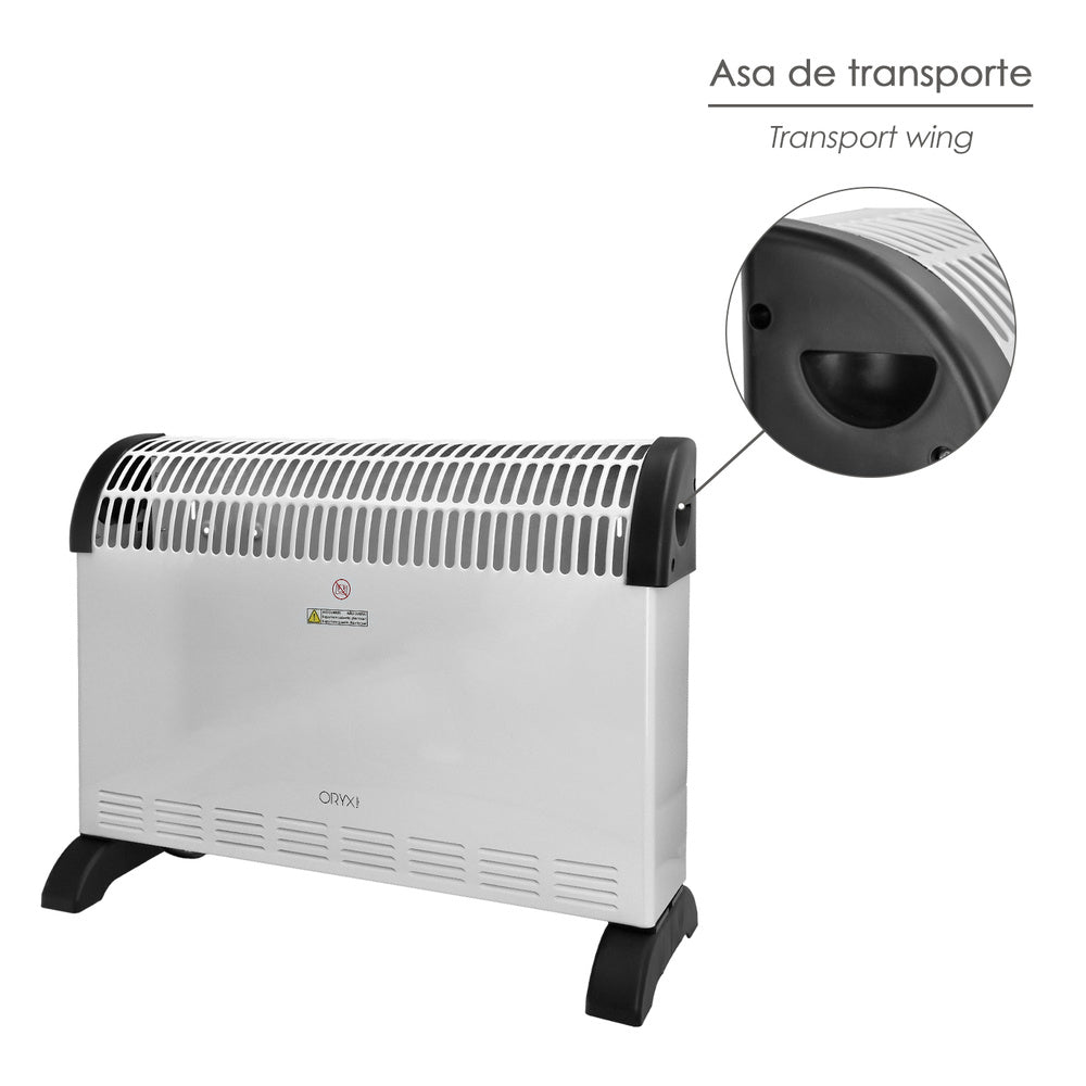 Termoconvector de Suelo 2000 W - 3 Potencias