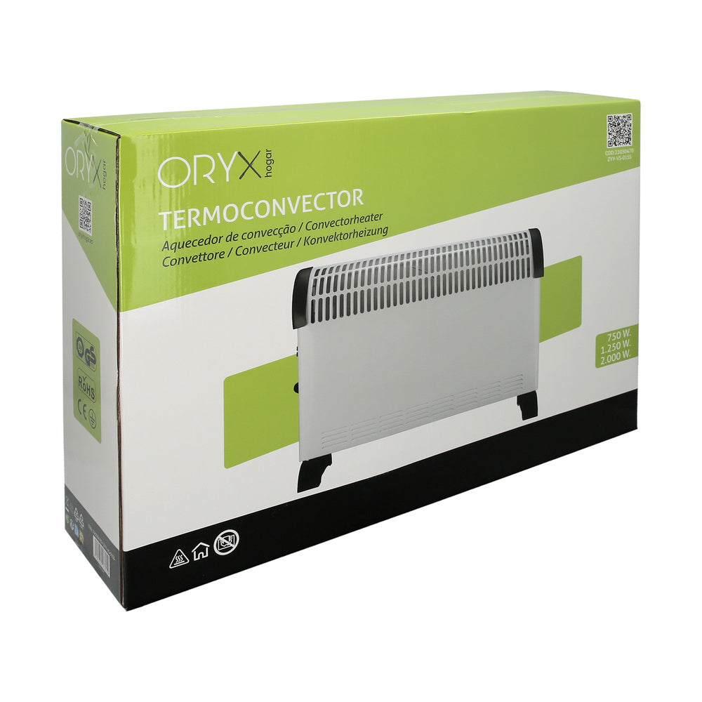 Termoconvector de Suelo 2000 W - 3 Potencias