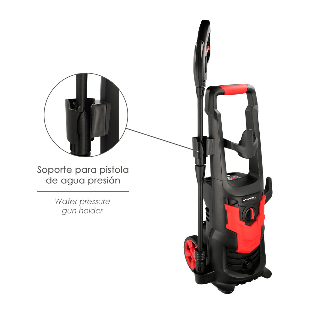 Hidrolimpiadora Alta Presión 135 bar | 1.800 W, 330 l/h, con Accesorios