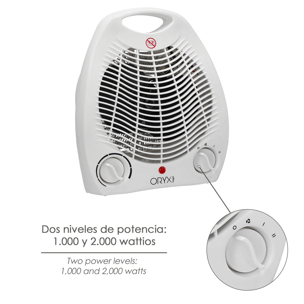 Termoventilador Ovalado 1000 - 2000 W