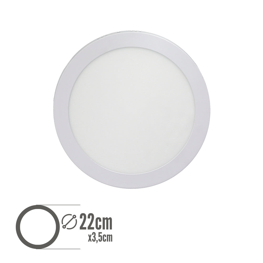 Lámpara de Superficie LED 20 W – 1800 lm – 3000K