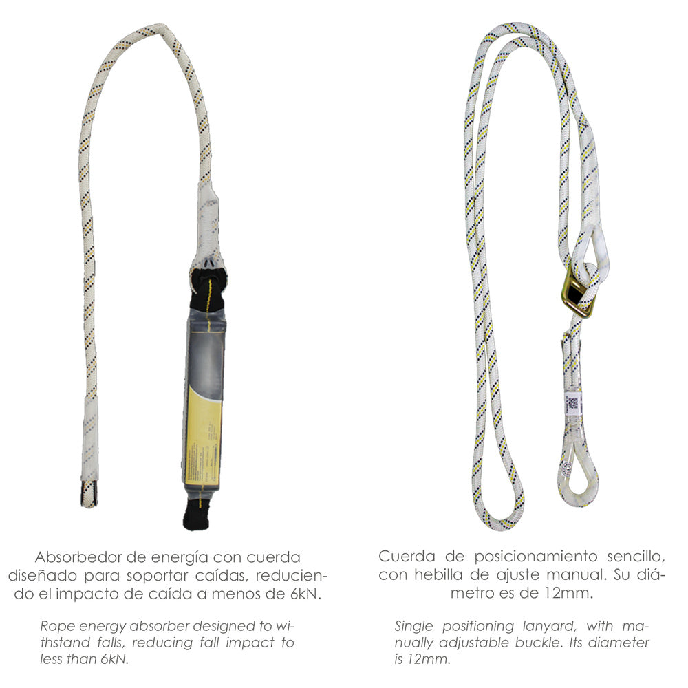 Arnés Anticaídas Kit de Seguridad Nº2 EN361 – 7 Piezas