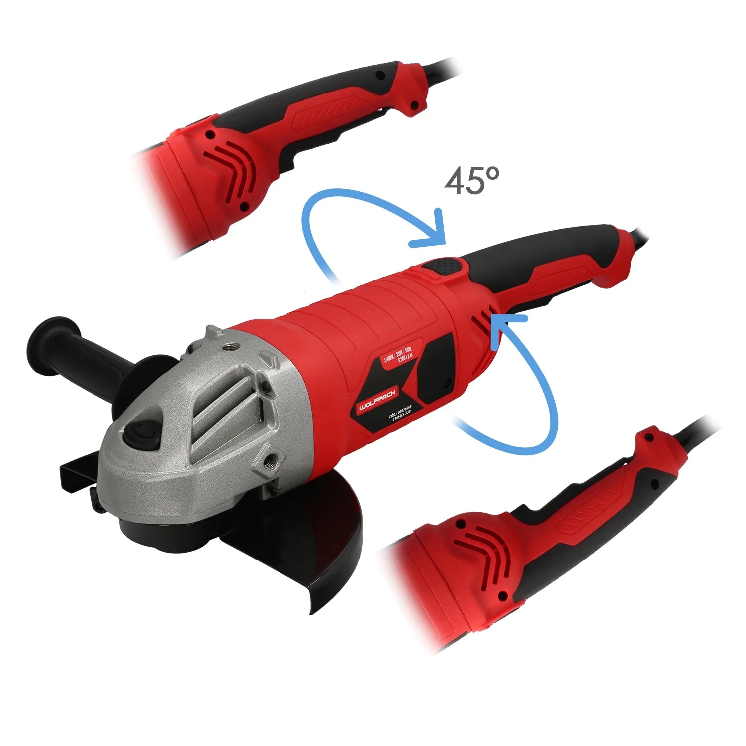 Amoladora Angular 2.400 Watt