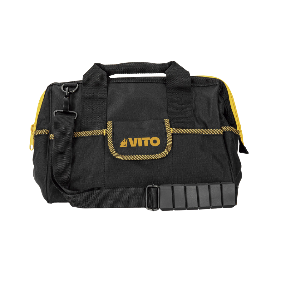 Bolsa Porta-Herramientas de Nylon Reforzado con 18 Bolsillos y Mango de Transporte