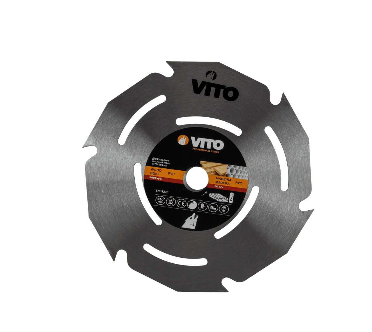 Disco de Corte para Madera y PVC 115 mm | Compatible con Amoladora Eléctrica y a Batería