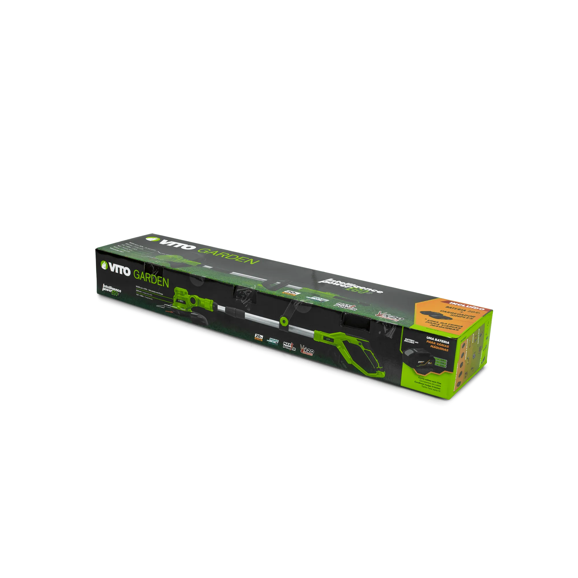 Cortabordes VITO 20V a Batería con Cargador y Batería de Litio 2Ah