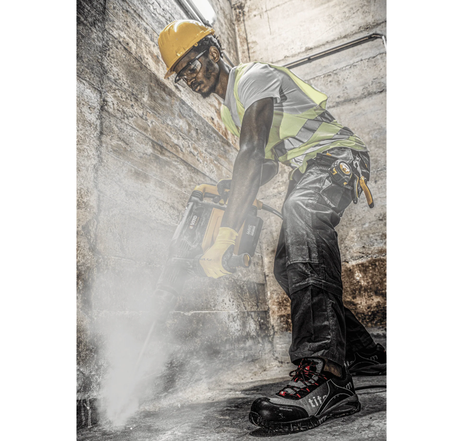 Pantalones de Trabajo Comfort Plus Gris – Con Rodilleras, Bolsillos Multifuncionales y Cintura Elástica