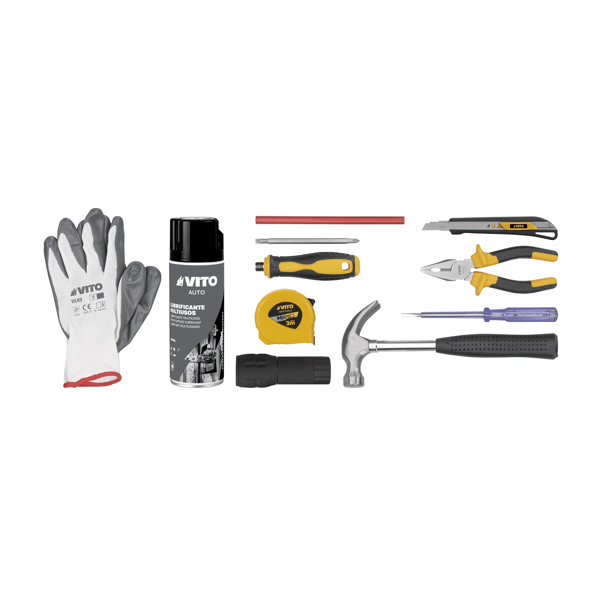 Maletín de Herramientas Home – 11 Piezas Esenciales para Uso Doméstico