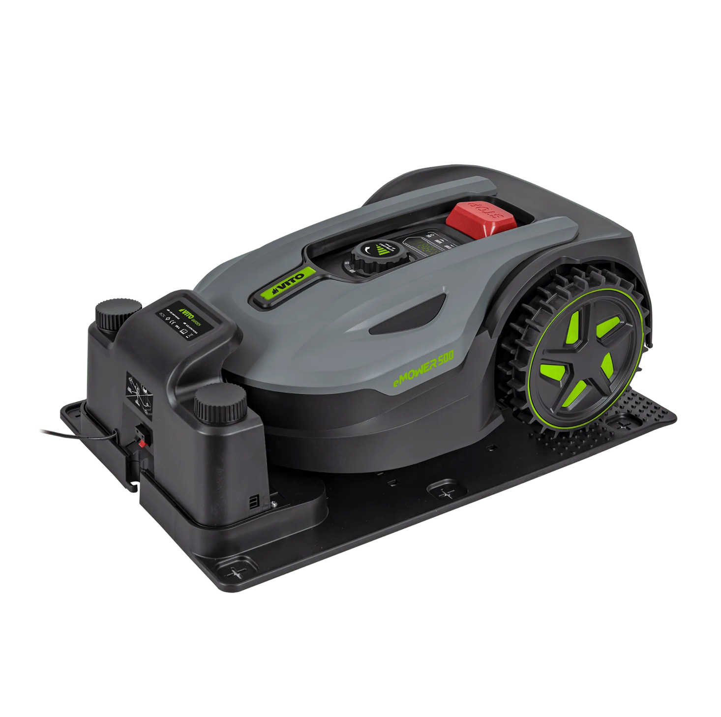 Robot Cortacésped Autónomo 500 m² – Motor Brushless, 3 Cuchillas, Control por App