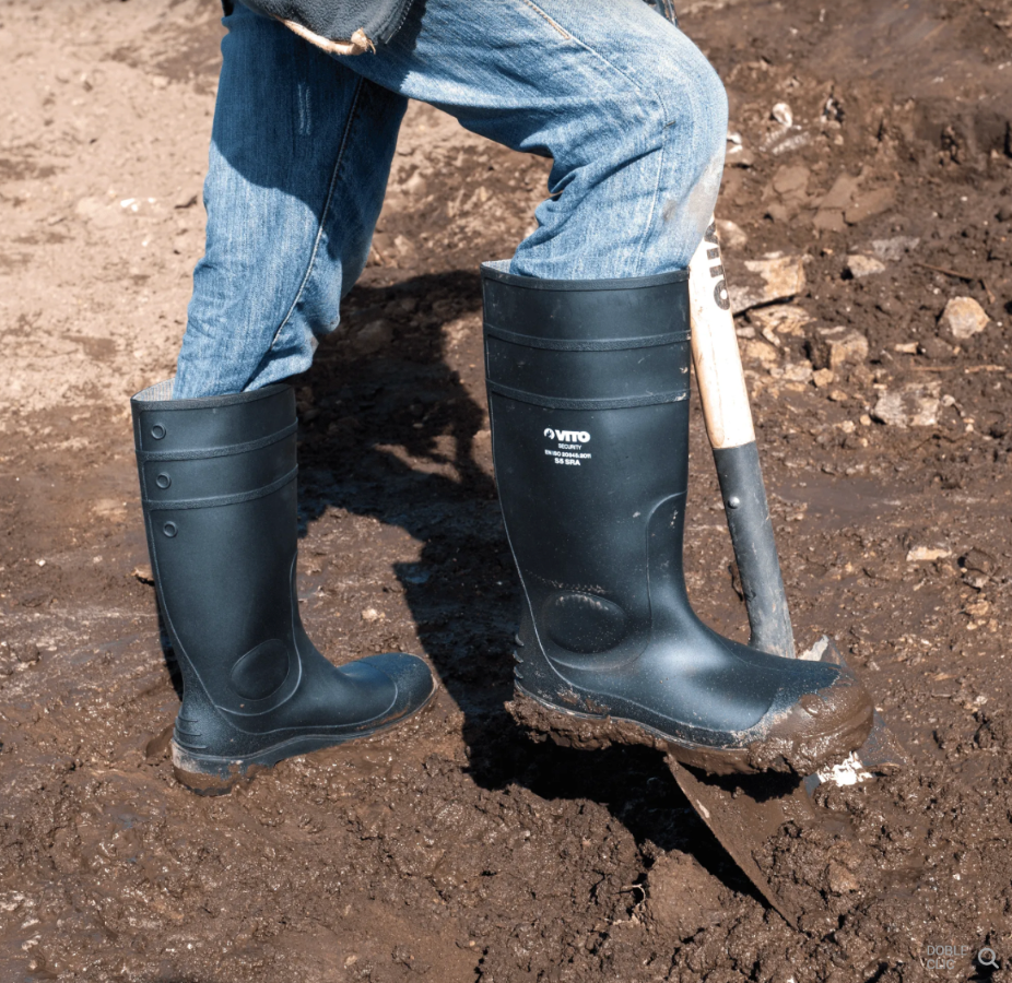 Bota de Seguridad PVC S5 con Puntera de Acero | Impermeable