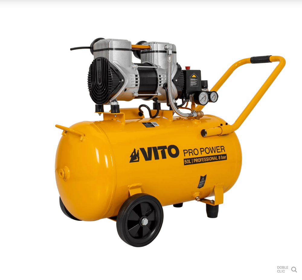 Compresor Silencioso sin Aceite 50 L 8 bar 2 CV