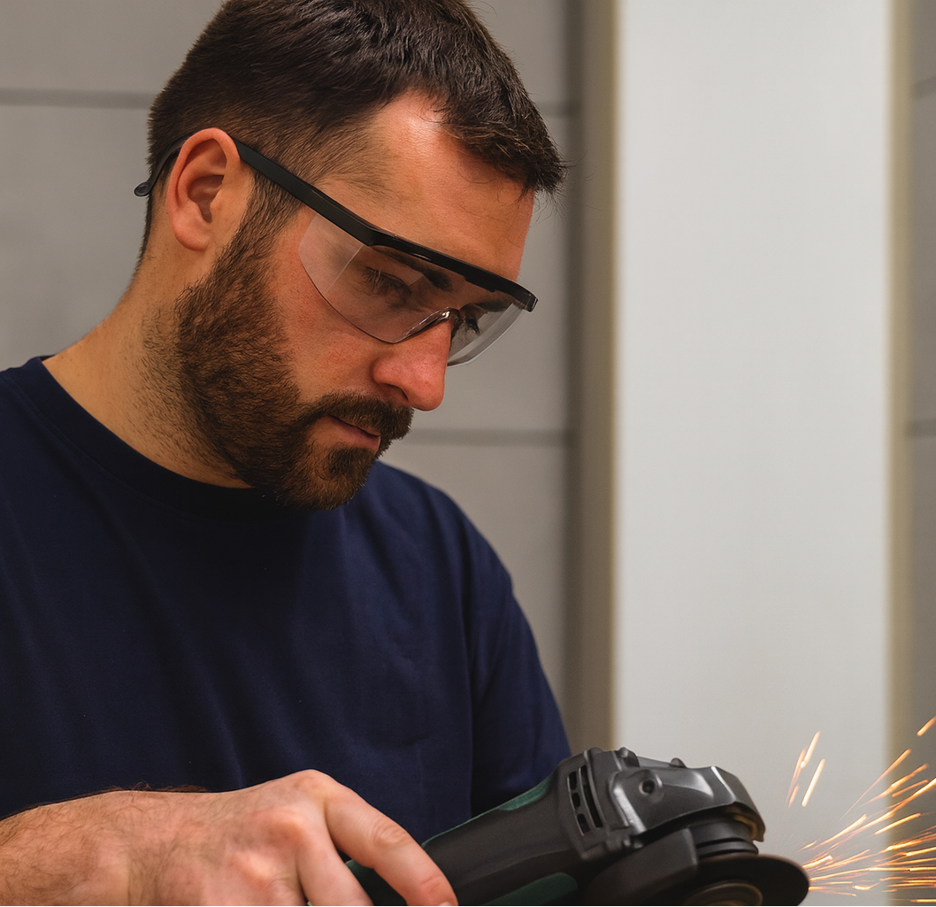Gafas de Protección con Lentes de Policarbonato y Varillas Regulables
