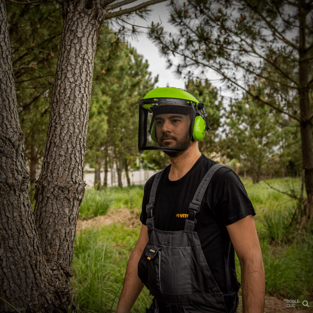 Kit Protector Facial y Auditivo EPI EN 1731 y EN 352-1