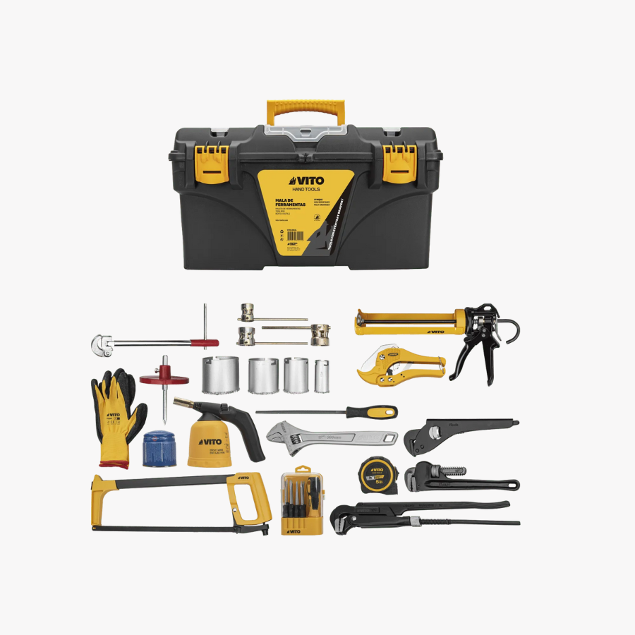Caja de Herramientas para Fontanero – 17 Piezas Profesionales para Fontanería