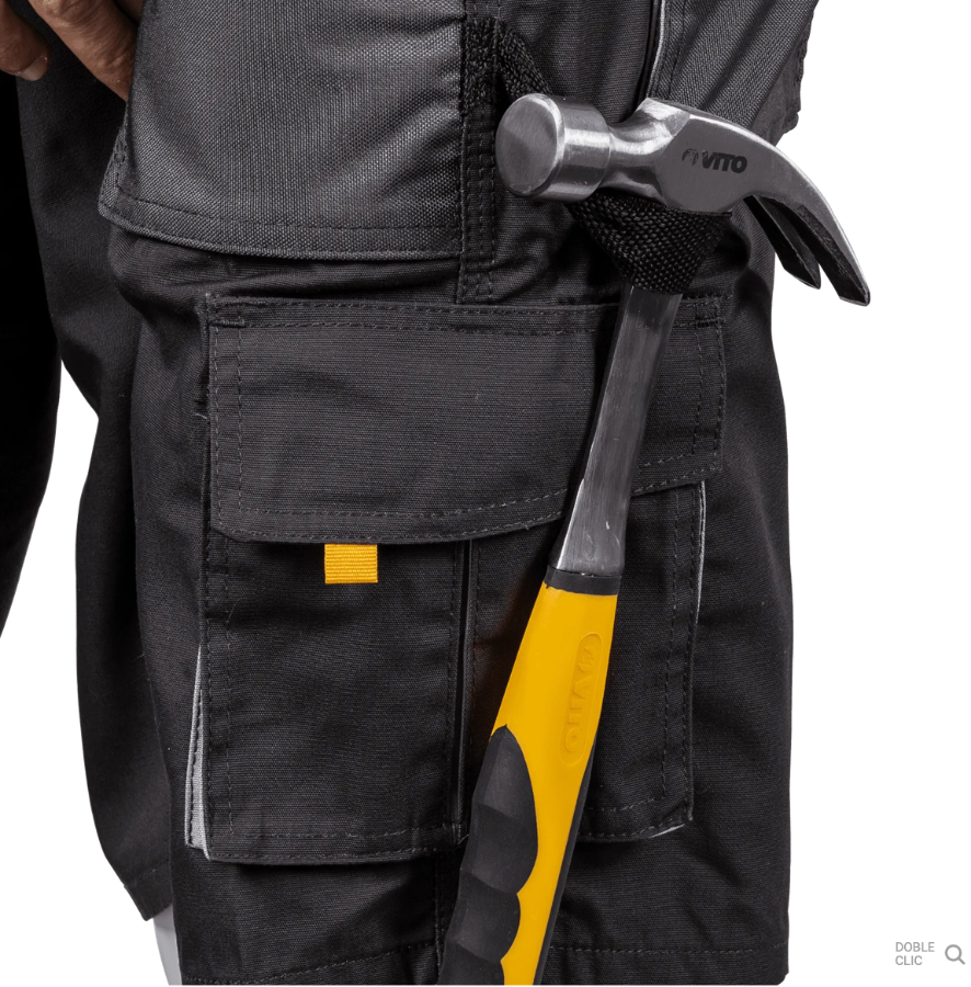 Pantalones cortos de trabajo Comfort Plus gris: comodidad y funcionalidad profesional