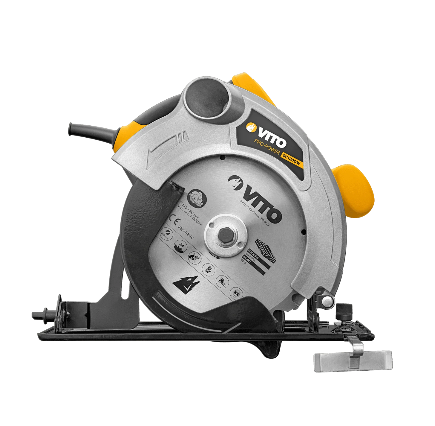 Ingletadora 1200 W – 185mm, Precisión y Versatilidad en Cada Corte