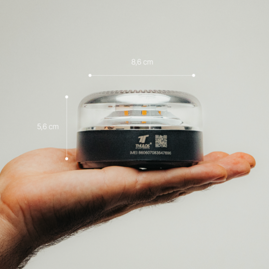 Luz de Emergencia V16 con Geolocalización IoT Certificada por la DGT – Incluye Funda Protectora