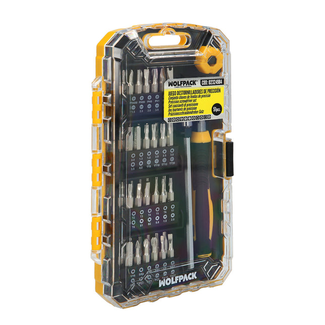 Juego de Destornilladores de Precisión 51 Piezas | Set Magnético para Electrónica, Móviles y Portátiles