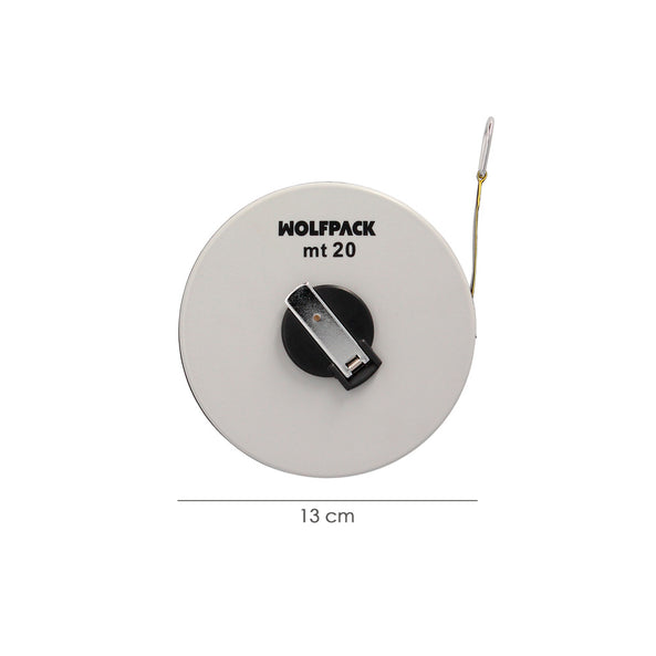 Cinta Métrica 20 m Fibra de Vidrio con Carcasa ABS