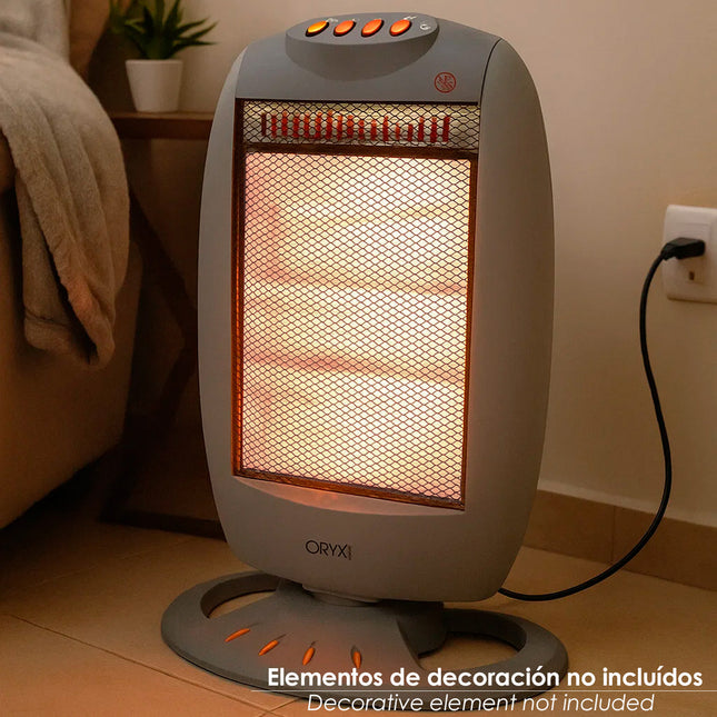 Estufa Halógena Oscilante 400 - 800 - 1200 W