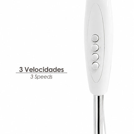 Ventilador de Pie Blanco Ø40 cm 45W Oscilante