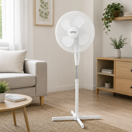 Ventilador de Pie Blanco Ø40 cm 45W Oscilante