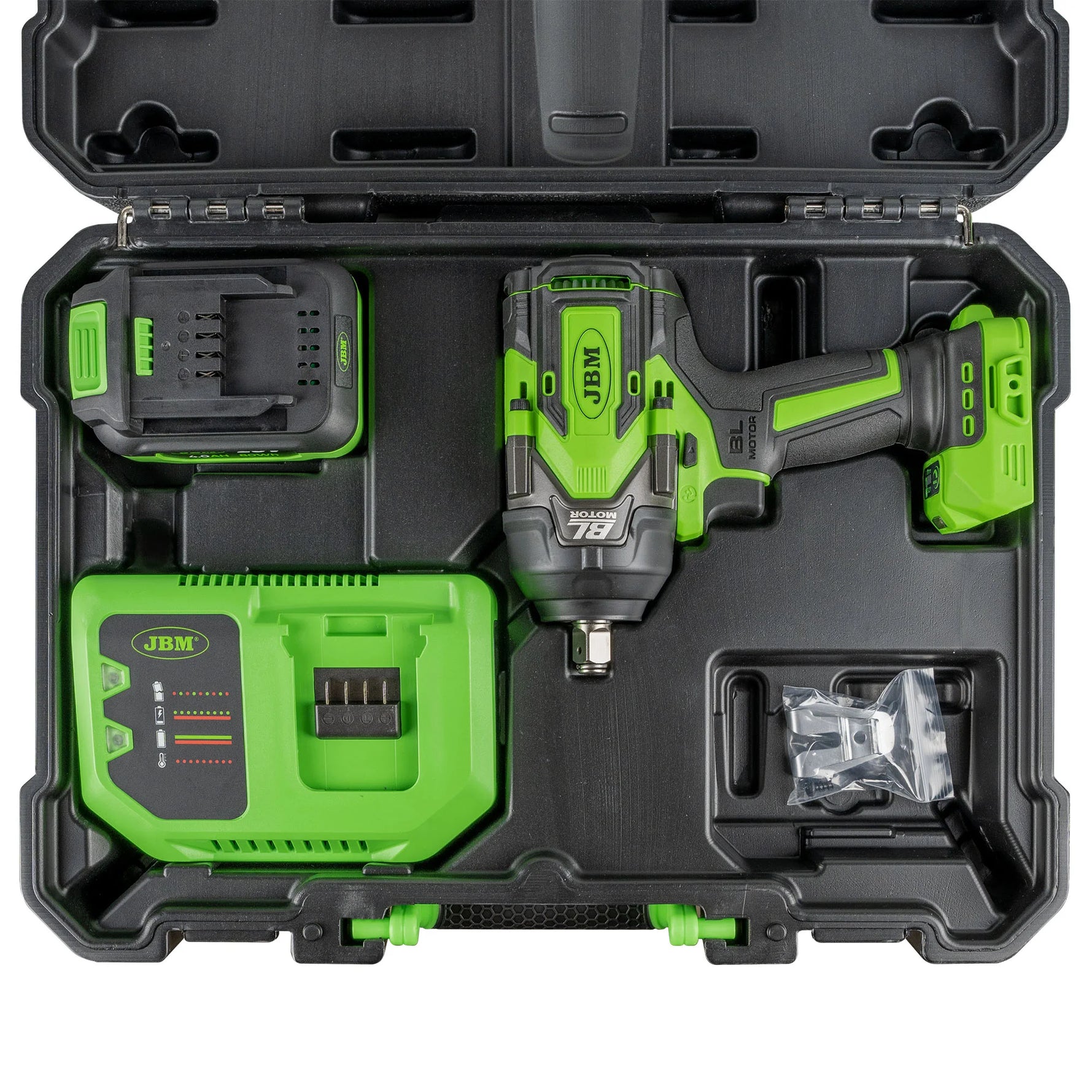 PISTOLA DE IMPACTO BRUSHLESS A BATERÍA 1/2" 1000NM CON MALETÍN