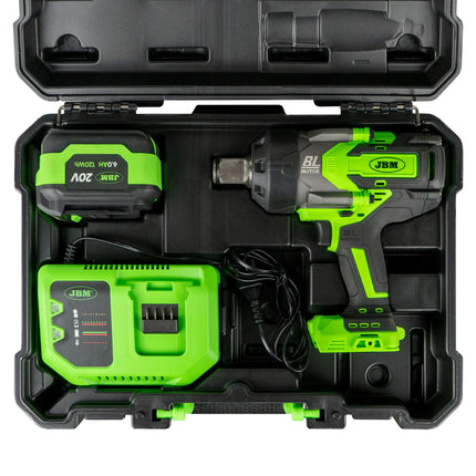 PISTOLA DE IMPACTO BRUSHLESS A BATERÍA 1" 2300NM CON MALETÍN