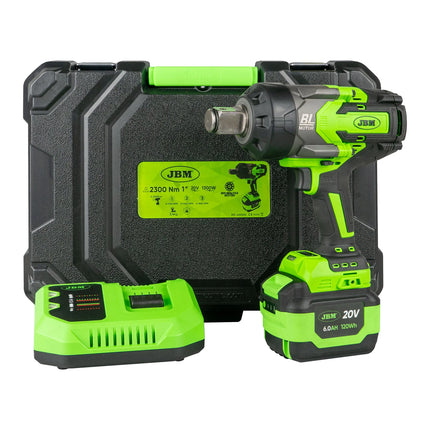 PISTOLA DE IMPACTO BRUSHLESS A BATERÍA 1" 2300NM CON MALETÍN