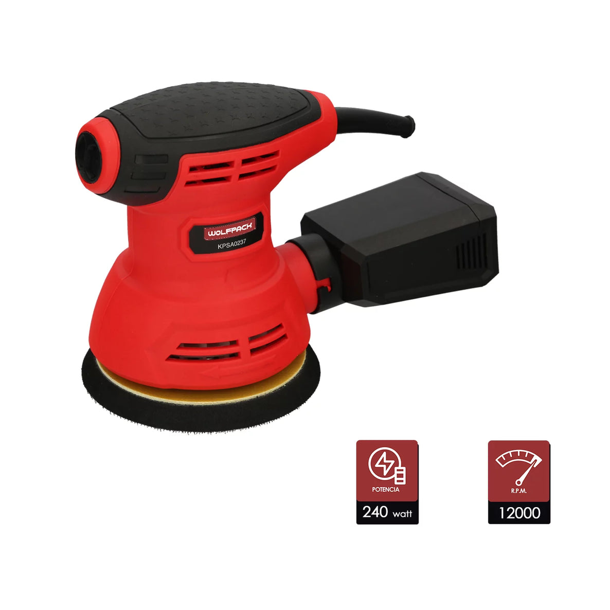 Lijadora Orbital 240W | Wolfpack