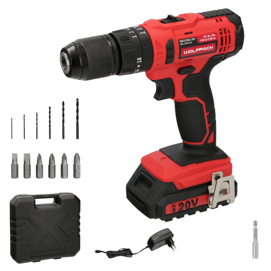 Taladro Atornillador a Bateria 20V | Wolfpack