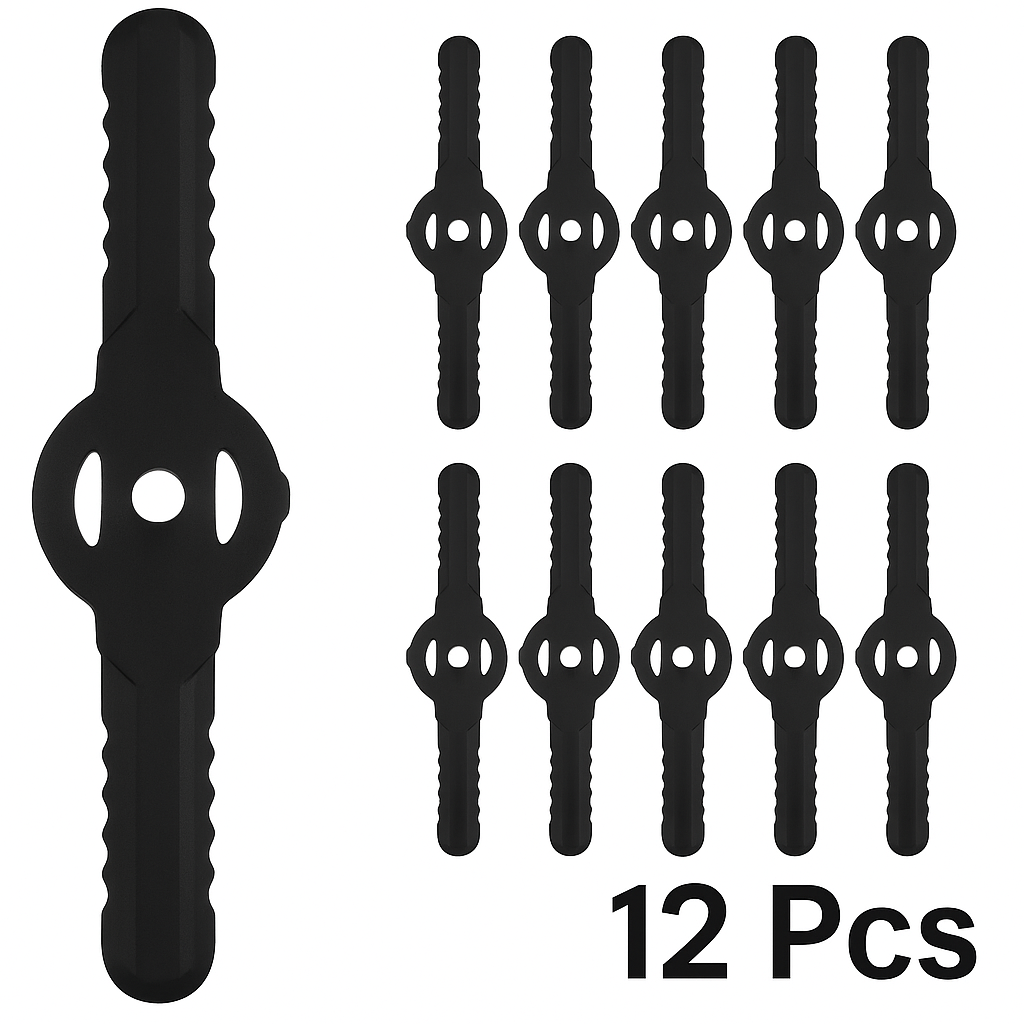 Kit 12 Cuchillas de Nylon para Desbrozadora a Batería - Compatibles, Resistentes y Fáciles de Instalar