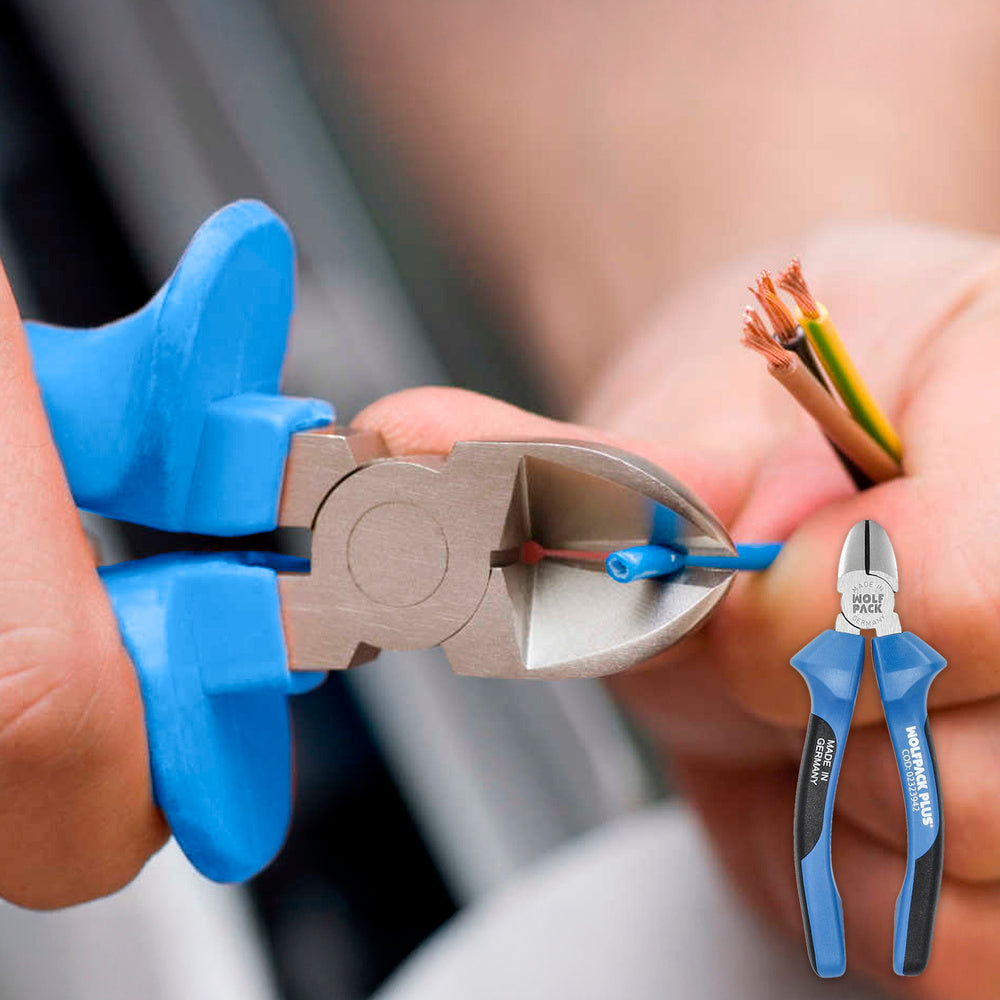 Alicates de Corte Diagonal DIN/ISO Plus 160 mm Heavy Duty – Profesional y Ergonómico