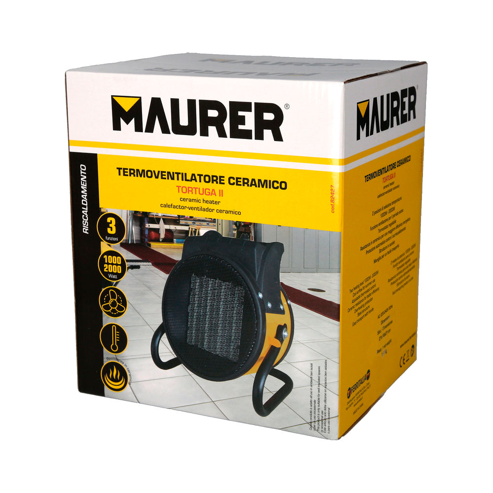 Calefactor Termoventilador Cerámico Cañón Suelo y Pared