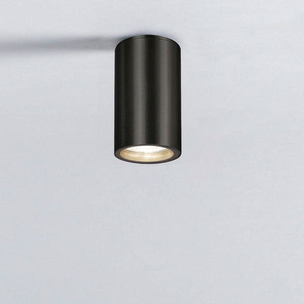 Foco de Techo GU10 IP65 Negro | Lámpara Exterior de Aluminio