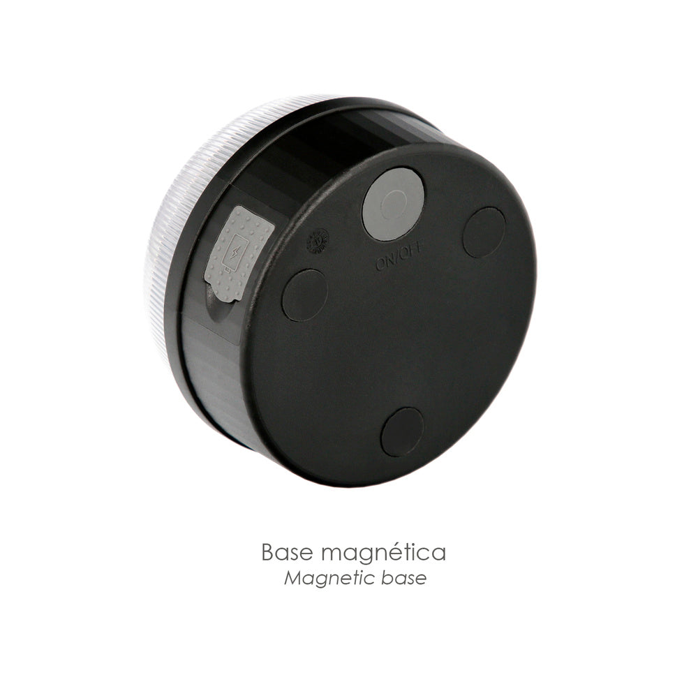 Baliza V16 Homologada DGT Recargable USB – Luz de Emergencia para Coche