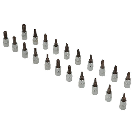 Juego de Llaves de Vaso y Puntas 1/4" 46 Piezas con Carraca y Maletín | Acero Cromo Vanadio