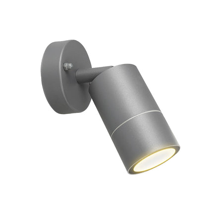 Lámpara Aplique Exterior GU10 IP44 Gris | Orientable | Aluminio Fundido