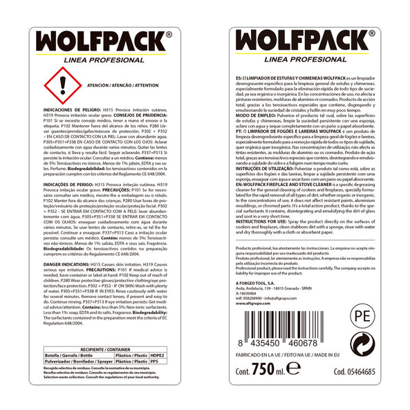 Limpiador para Estufas y Chimeneas 750 ml