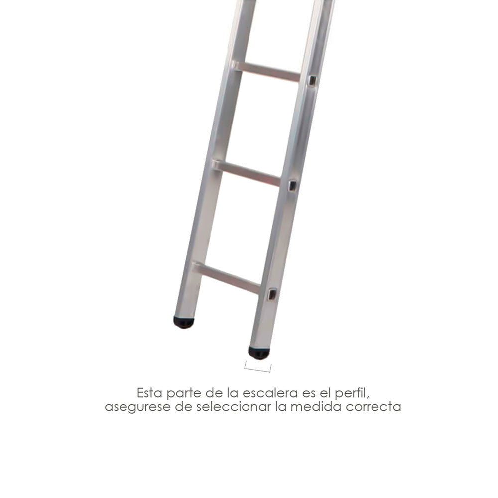 Contera para Escalera Pronor 2 Tramos 10+10 Peldaños (Perfil 66 mm)