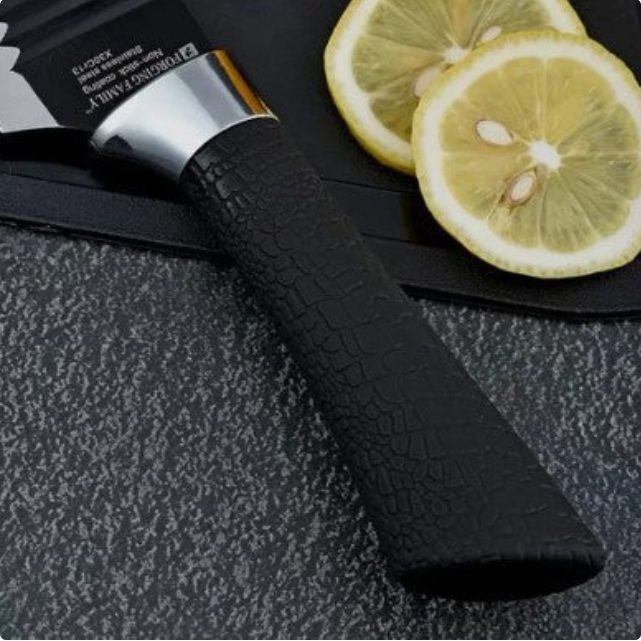 Set de Cuchillos de Acero Inoxidable con Mangos Ergonómicos