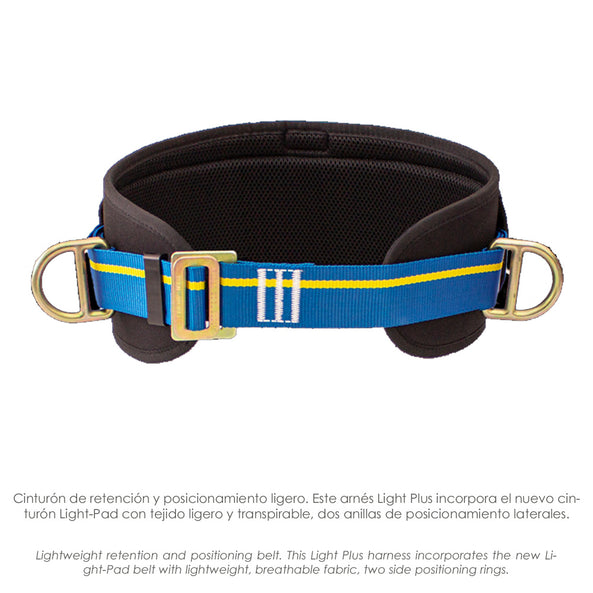 Cinturón de Seguridad con Cuerda y Mosquetón Anticaídas