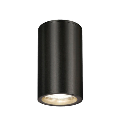 Foco de Techo GU10 IP65 Negro | Lámpara Exterior de Aluminio