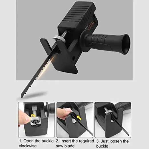 Adaptador de Sierra Eléctrica Tico Tico Sabre para Taladro – Herramientas de Adaptador de Taladro Eléctrico KNakasaki