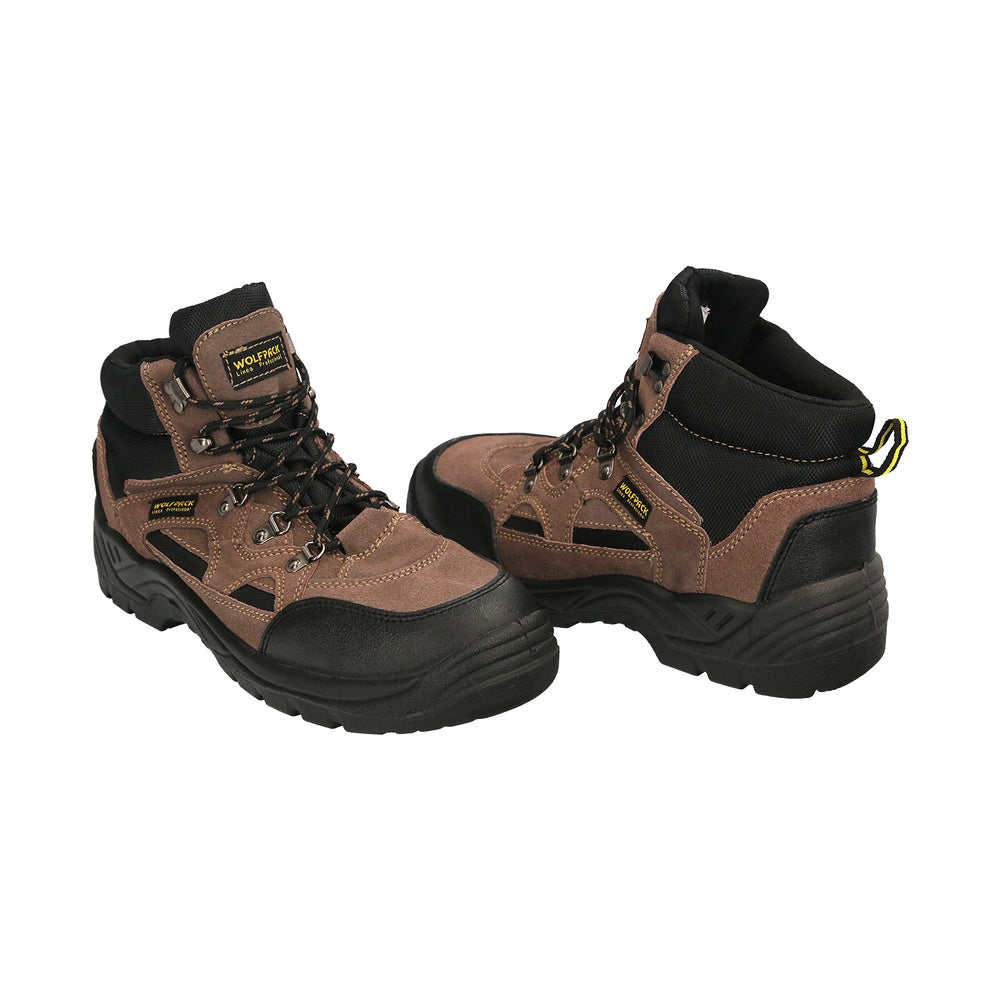 Botas de Seguridad Hombre Tiborx S1P SR FO con Puntera Metálica y Suela Antiperforación