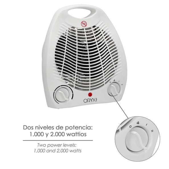 Termoventilador Ovalado 1000 - 2000 W