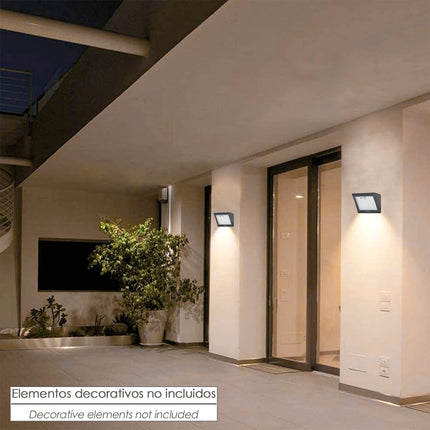 Aplique Solar LED 250 Lúmenes con Sensor de Movimiento